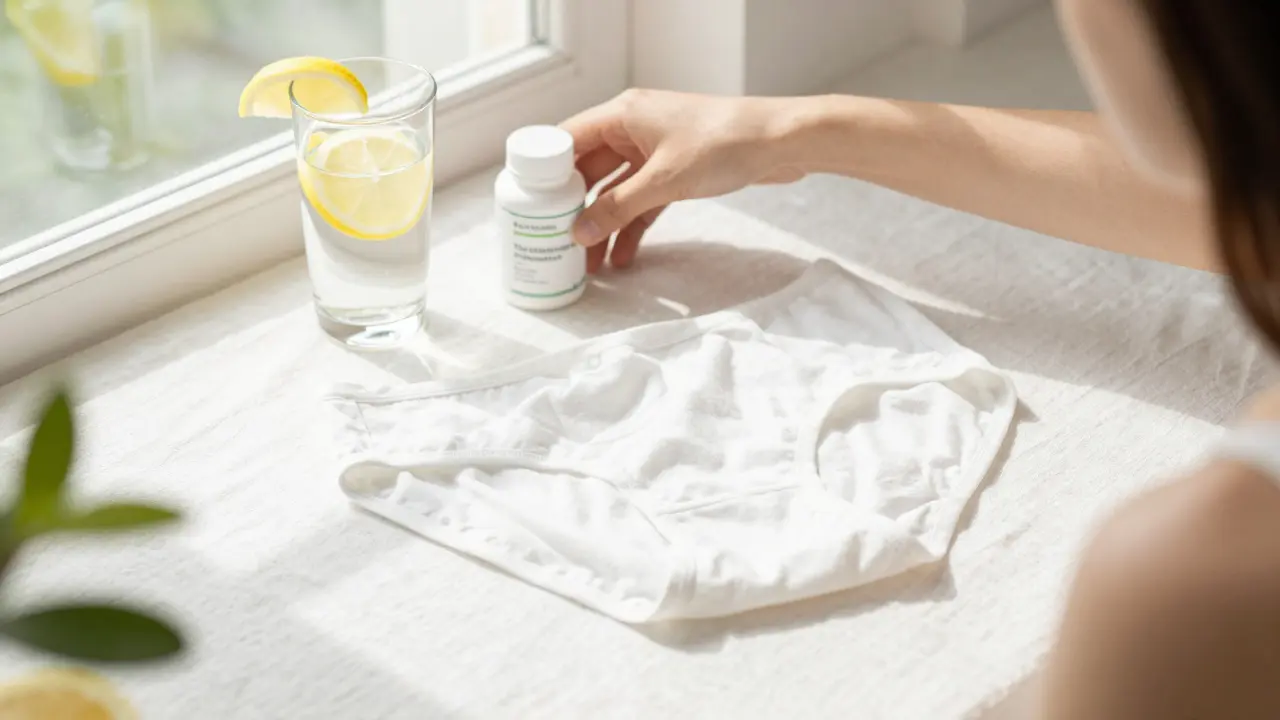 Bavlněné spodní prádlo a probiotika jako součást prevence vaginální mykózy.