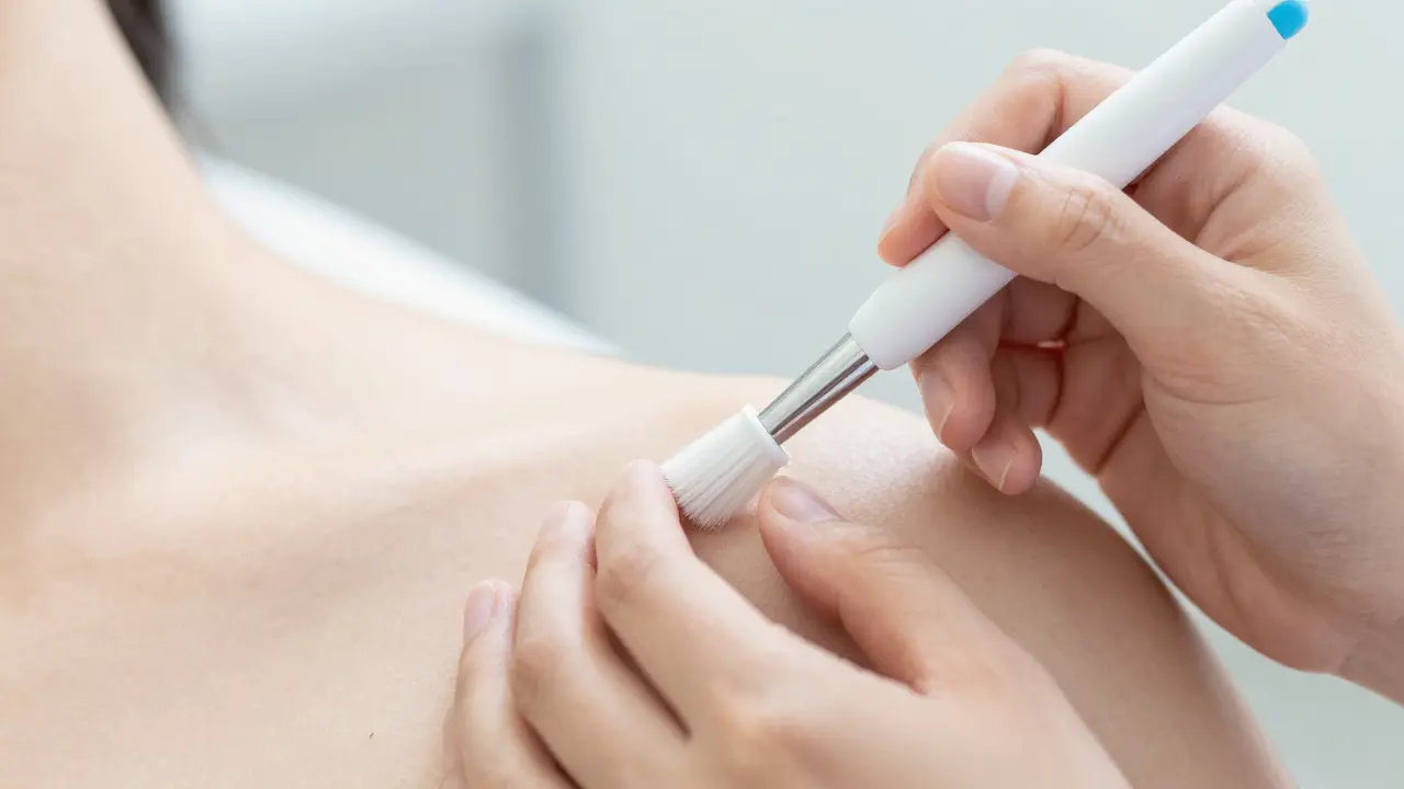 Běžné vyšetření děložního čípku jako rychlá preventivní kontrola.